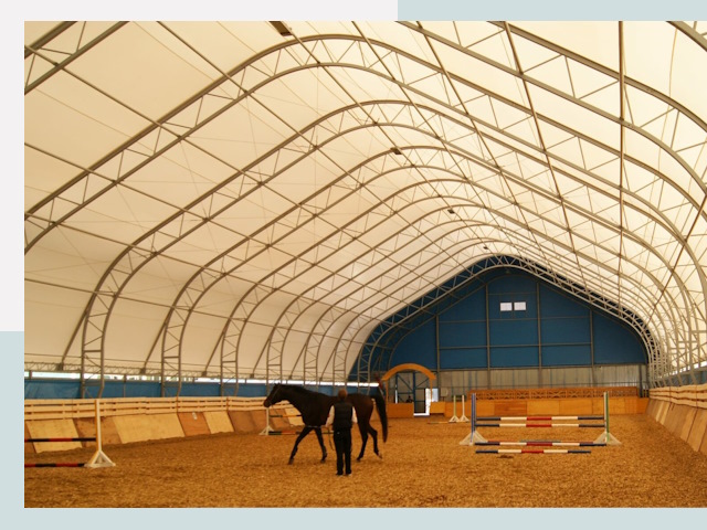 Строительство конных манежей в Орске