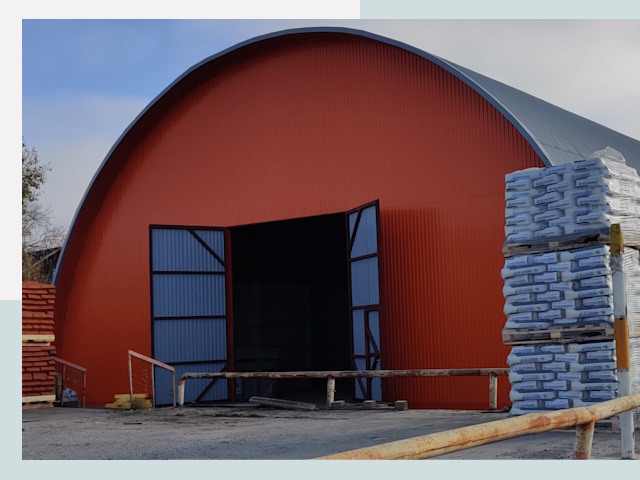 Полукруглые ангары по цене от 620 руб. в Орск