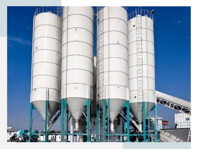 Строительство цементных силосов в Орске