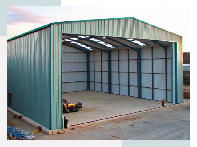 Строительство ангаров в Орске