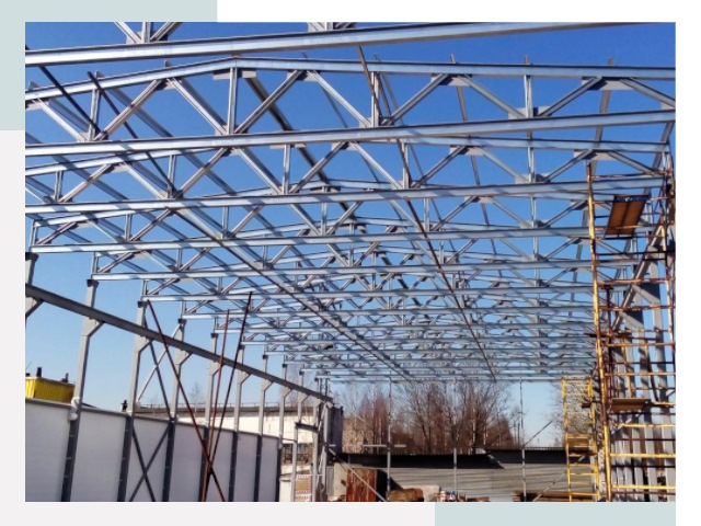 Металлокаркасы для складов в Орске