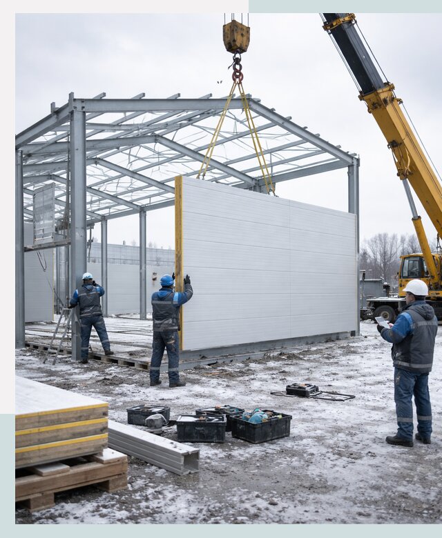 Строительство холодильных складов под ключ в Орске