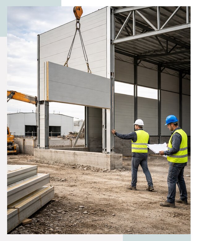 Склад из сэндвич панелей под ключ в Орске от 9823 р. | СтальСтрой-Рск