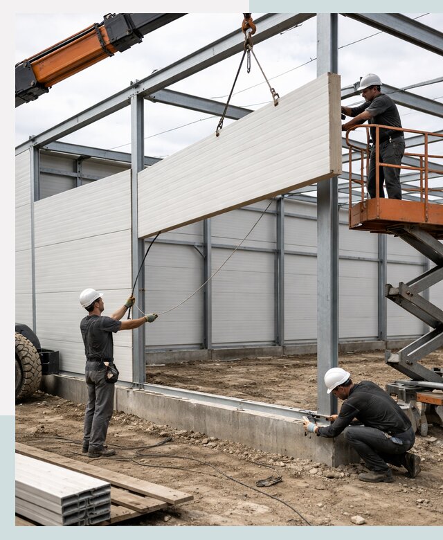 Строительство складов из сэндвич панелей в Орске под ключ