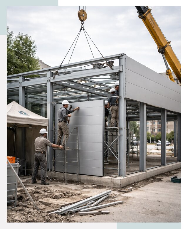 СтальСтрой-Рск: торговый павильон под ключ в Орске от 36190 р.