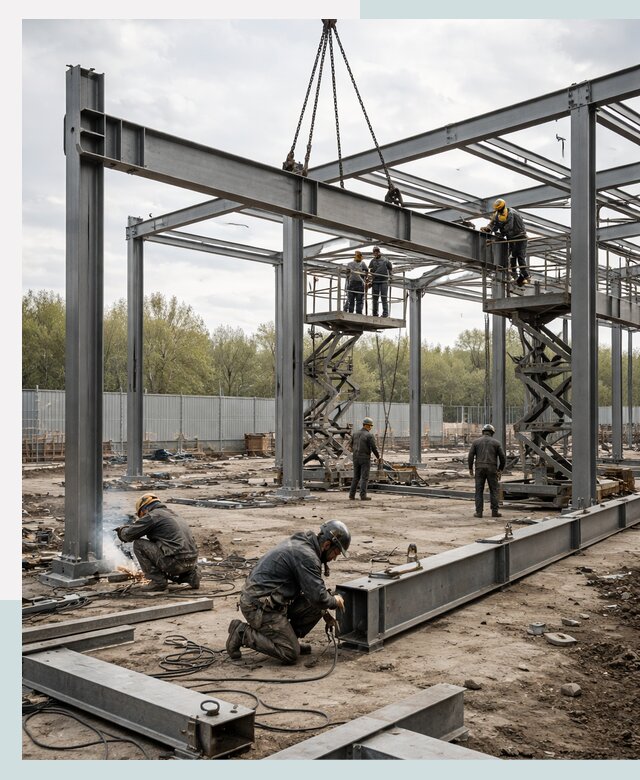 Строительство выставочных павильонов из металлоконструкций в Орске